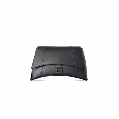 BALENCIAGA DOWN TOWN SHOULDER BAG IN BLACK 67135428S171000 (32*20.8*15.5cm)